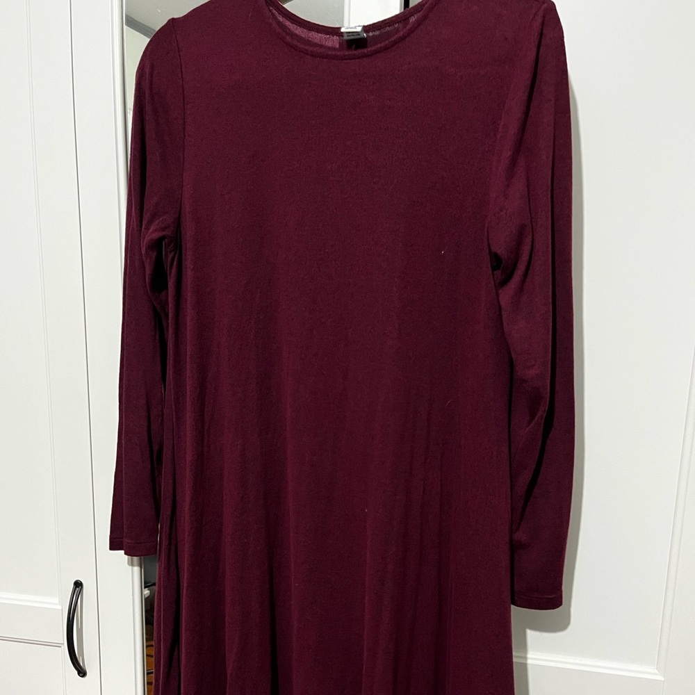 Soft, Long Sleeve Skater Dress, Old Navy, size medium